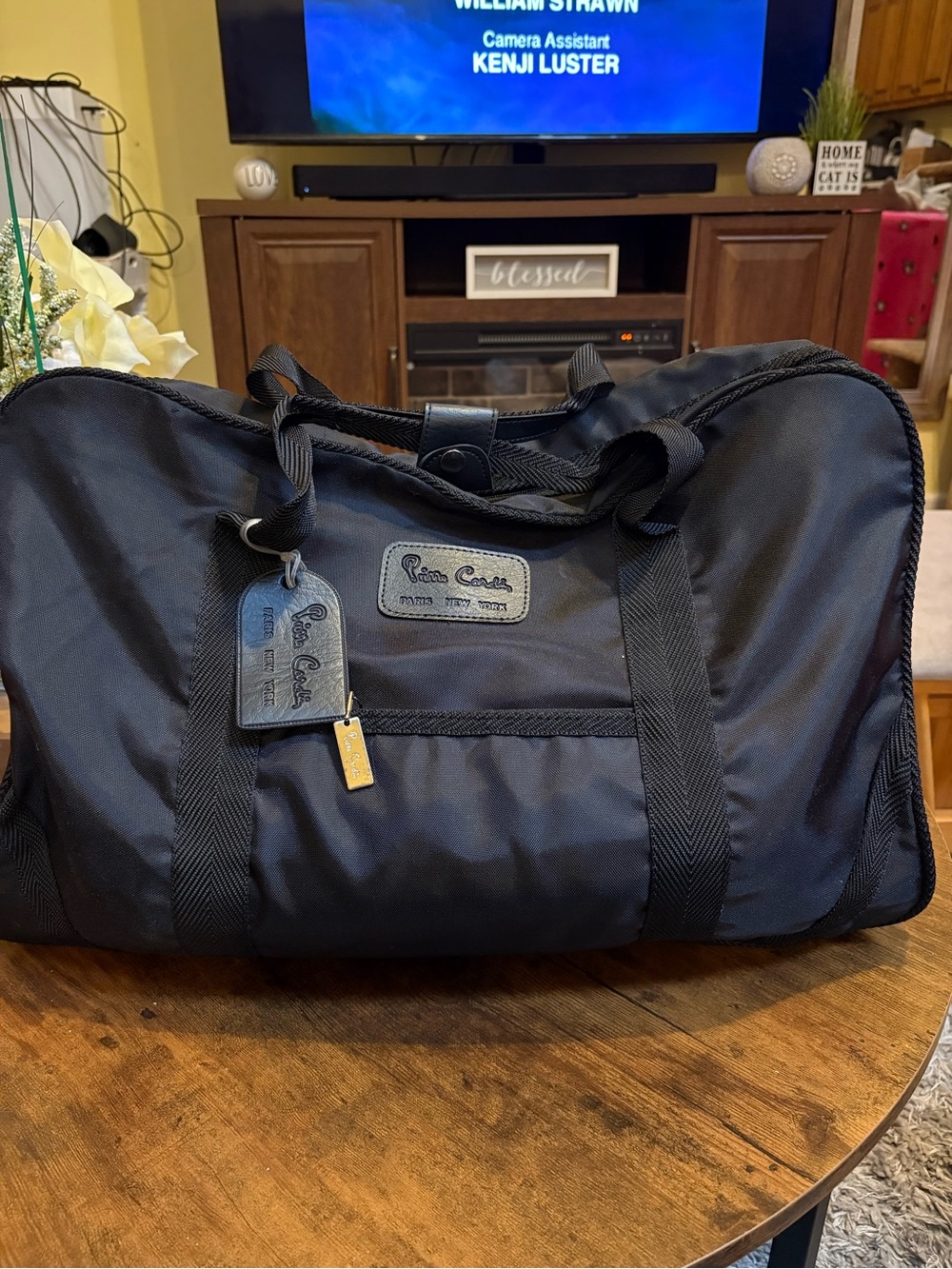 Pierre Cardin Black Women’s Weekend Duffel Bag